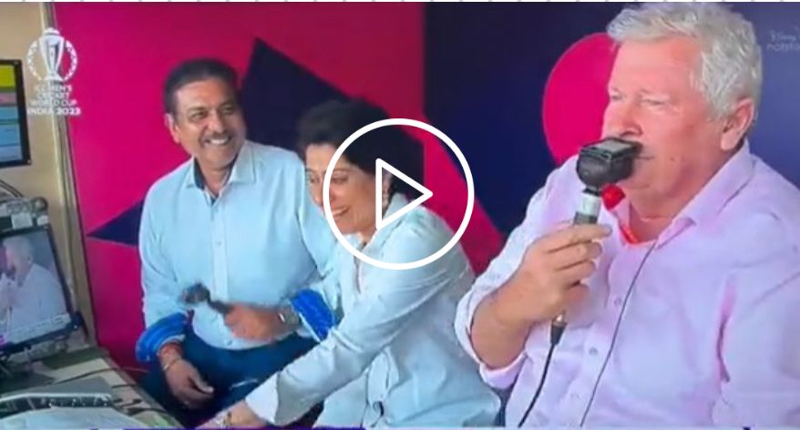 [Watch] Ian Smith Imitates Ravi Shastri, Leaves Commentary Box In Splits